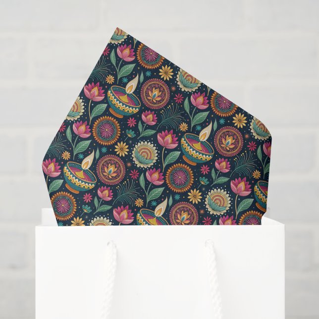 Papier Mousseline Asie du Sud (Sac cadeau)