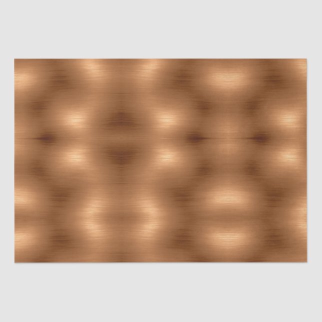 Papier Mousseline Aspect cuivre brossé (Recto)