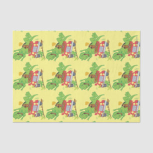 Papier Mousseline Attaque de Scooby-Doo T-Rex