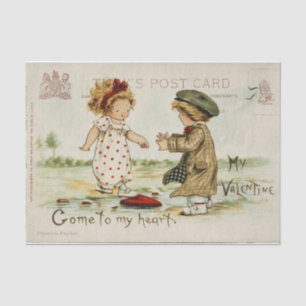 Papier Mousseline ATTENTION ! ! ! Très mignonne Saint Valentin pour 