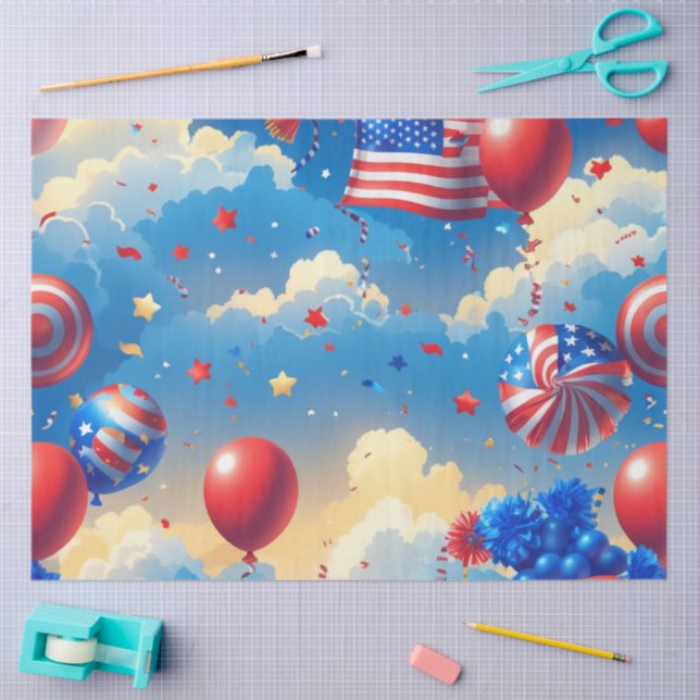 Papier Mousseline Au-dessus des nuages (Artisanat)
