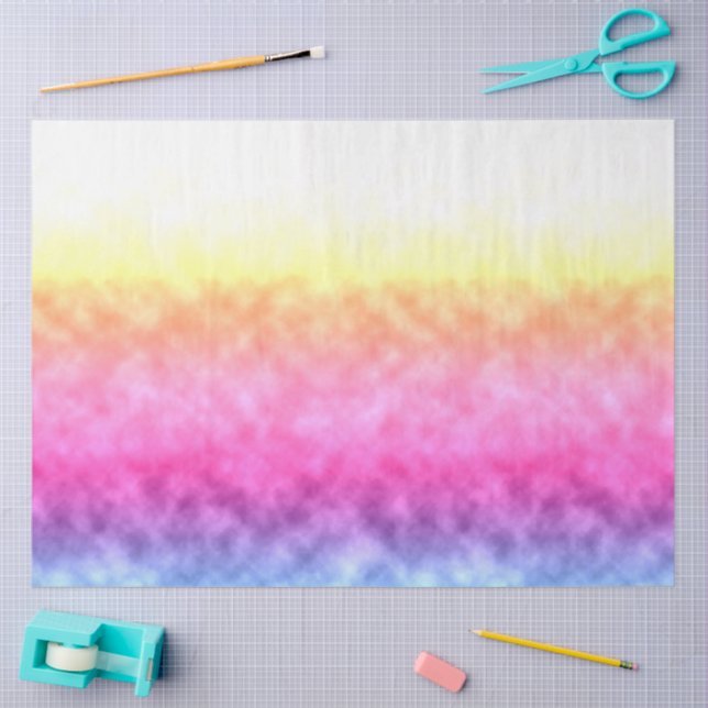 Papier Mousseline Aube Prismatique (Artisanat)