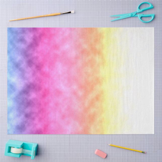 Papier Mousseline Aube Prismatique (Artisanat)