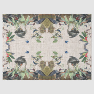 Papier Mousseline Audubon Heron Birds Collections Wildlife Tissue Pa