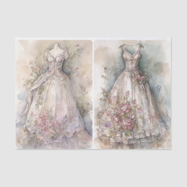 Papier Mousseline Auroras Gowns (Recto)