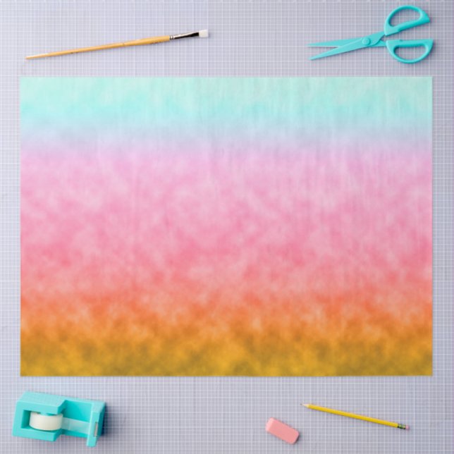 Papier Mousseline Aurore de l'Aube (Artisanat)