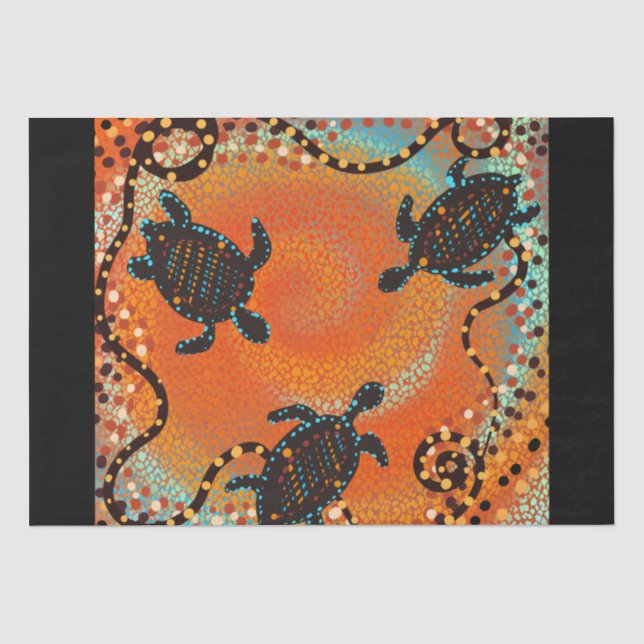 PAPIER MOUSSELINE AUSTRALIE ART   (Recto)