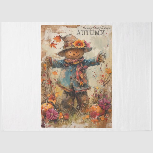 Papier Mousseline Automne (Recto)