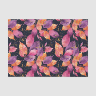 Papier Mousseline Automne coloré Feuilles Automne Découpage rustique