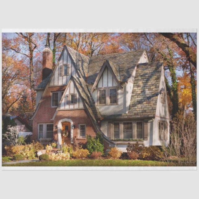 Papier Mousseline Automne - Gnome (Recto)