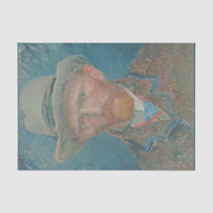 Papier Mousseline Autoportrait, Vincent van Gogh