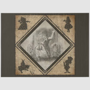 Papier Mousseline Autre Alice au pays des merveilles Conception 1