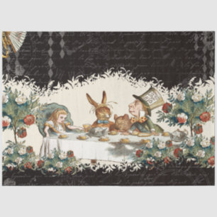 Papier Mousseline Autre Alice au pays des merveilles Conception de s