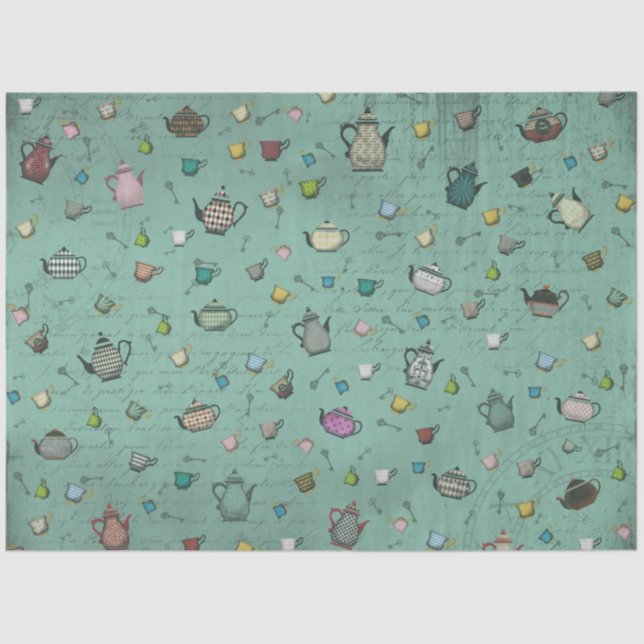 Papier Mousseline Autre Alice au pays des merveilles Conception de s (Recto)