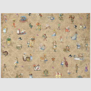 Papier Mousseline Autre Alice au pays des merveilles Conception de s