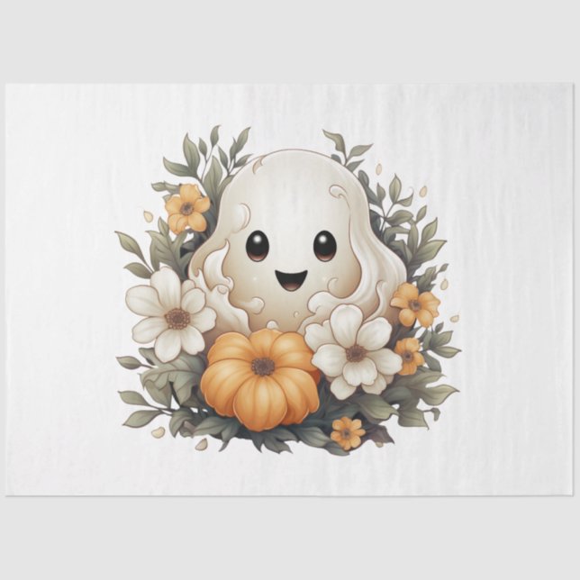 Papier Mousseline Autre conception Halloween 1 (Recto)