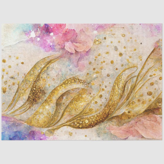 Papier Mousseline Autre Mermaid Galaxy Series Design 4 (Recto)