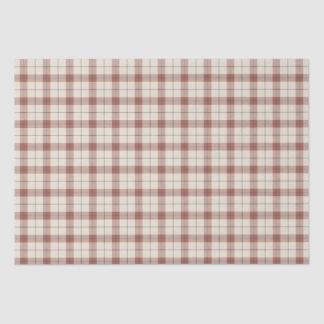 Papier Mousseline Autumental Plaid (Recto)