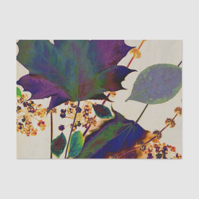 Papier Mousseline Autumn Leaves (Recto)