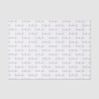Avec Amour Élégante Calligraphie Noir Blanc Cadeau
