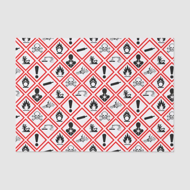 Papier Mousseline Avertissements sur les dangers de l'Osha (Recto)