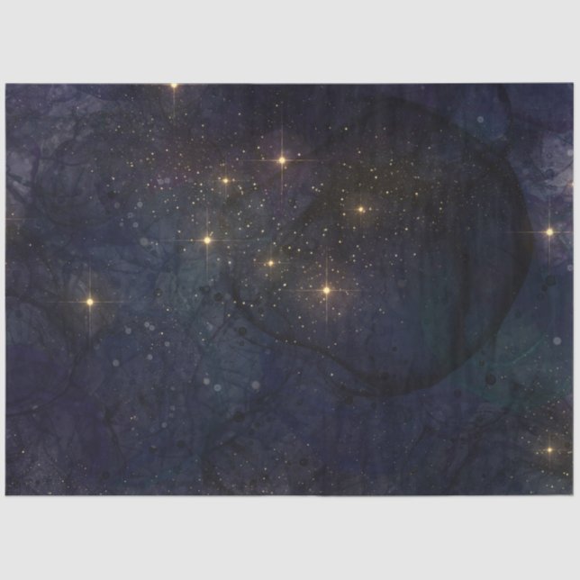 Papier Mousseline Awash with Stars Series Design 8 (Recto)