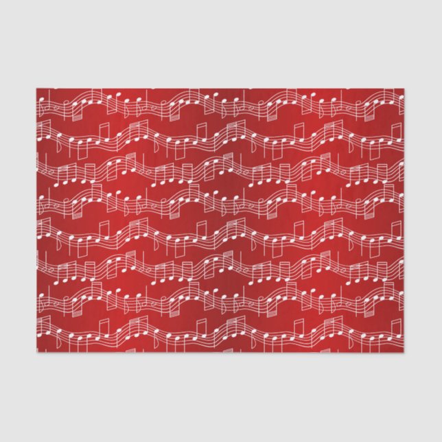 Papier Mousseline Ayez Noël musical (Recto)