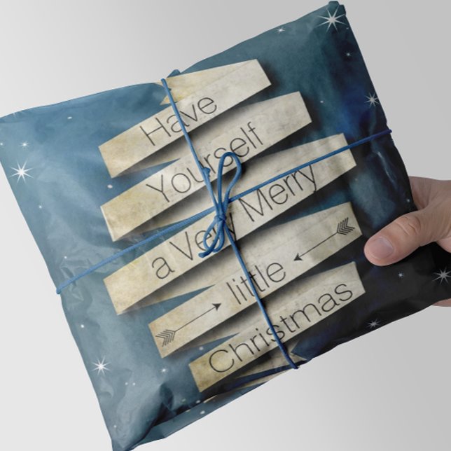 Papier Mousseline Ayez-vous une Joyeuse Petite Étoile de Noël (Créateur téléchargé)