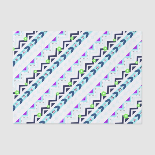 Papier Mousseline Aztec Girl (Recto)