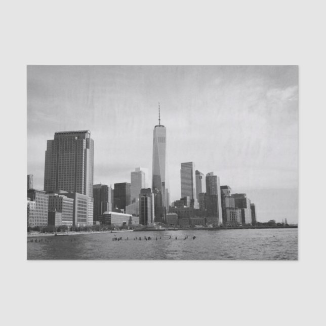 Papier Mousseline B&W Manhattan (Recto)