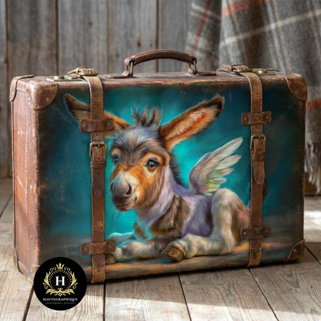 Papier Mousseline Baby Donkey Angel Nursery Furniture Decoupage (Créateur téléchargé)