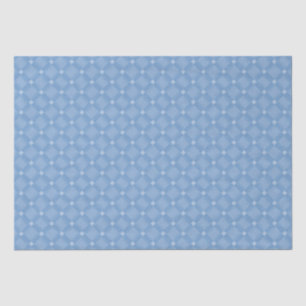 Papier Mousseline Baby shower Chevron Blue Diamond moderne