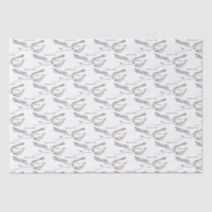 Papier Mousseline Baby shower de ruban Fleur sauvage Stork