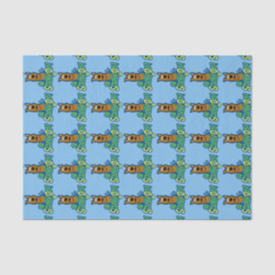 Papier Mousseline Badge de caractère Empreinte de patte Scooby-Doo