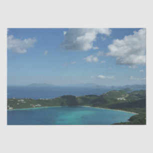 Papier Mousseline Baie de Magens, scene de l'île St Thomas Beautiful