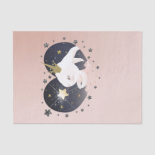 Papier Mousseline Bain de bébé Lapin aux pêches scintillantes Shower