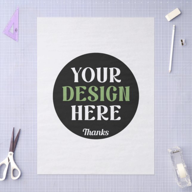 Papier Mousseline baiser personnalisé, unique, élégant et minimalist (Artisanat)