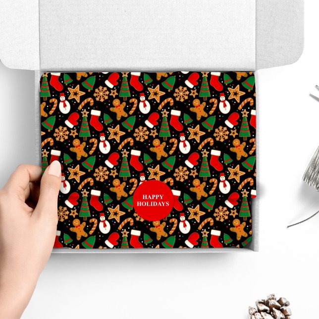 Papier Mousseline Baking Spirits Bright Gingerbread Noël Cookie (Créateur téléchargé)