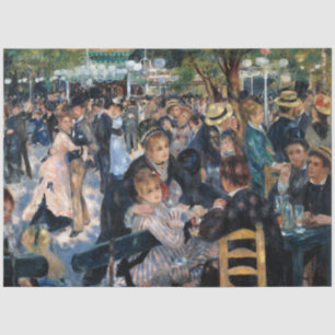 Papier Mousseline Bal au Moulin de la Galette, Auguste Renoir