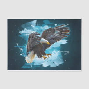 Papier Mousseline Bald Eagle Art