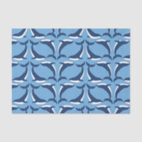 Baleines Bleues Blancs Yin Yang Mer Océan animal M