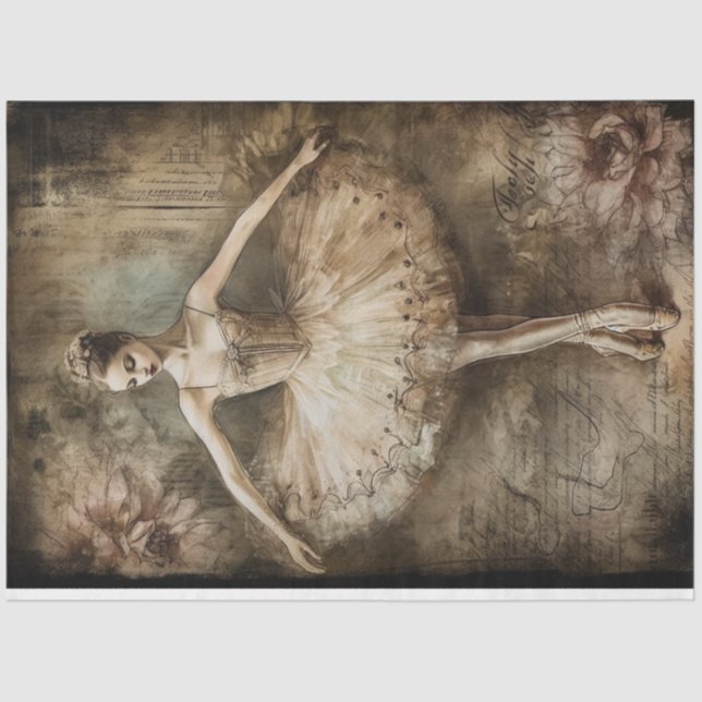 Papier Mousseline Ballerina Dancer deux (Recto)