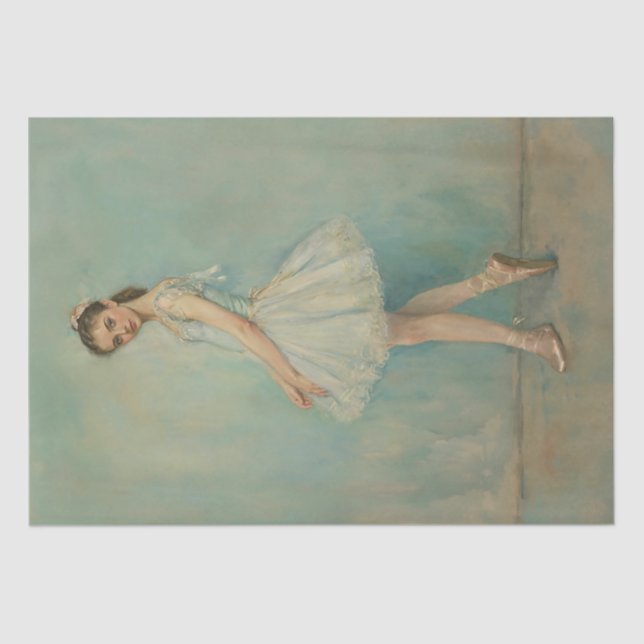 Papier Mousseline Ballerina vintage (Recto)