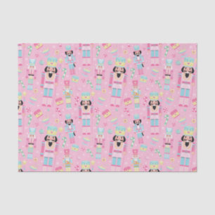 Papier Mousseline Ballet Casse-noix rose mignon