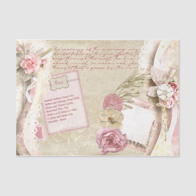 Papier Mousseline Ballet Design Series 6 (Recto)