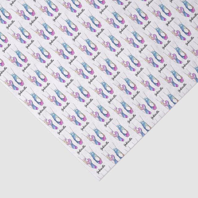 Papier Mousseline Ballet personnalisé Ballerina (Détail)