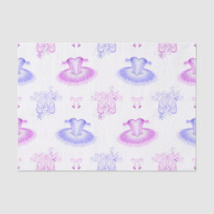 Papier Mousseline Ballet rose et violet Anniversaire Chaussures Tutu