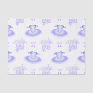 Papier Mousseline Ballet violet Anniversaire Tutu & Pointe Chaussure