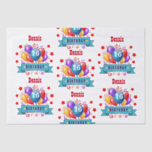 Papier Mousseline Ballets colorés du 16e anniversaire V10GZ