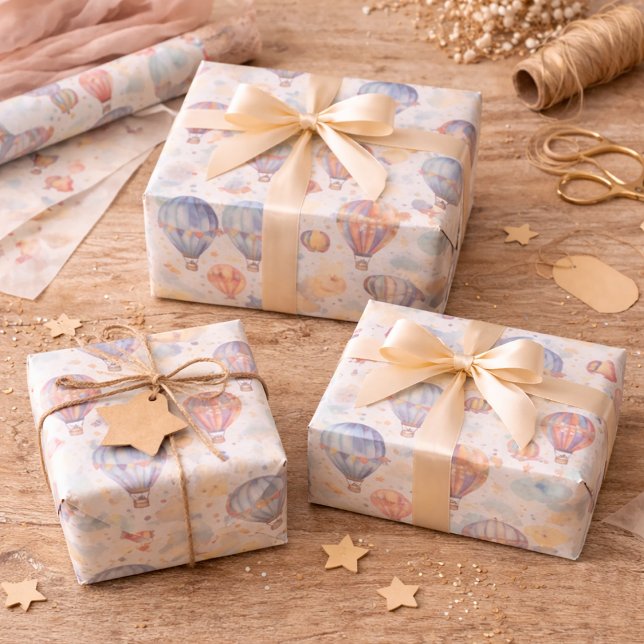 Papier Mousseline Ballons à air chaud (Créateur téléchargé)